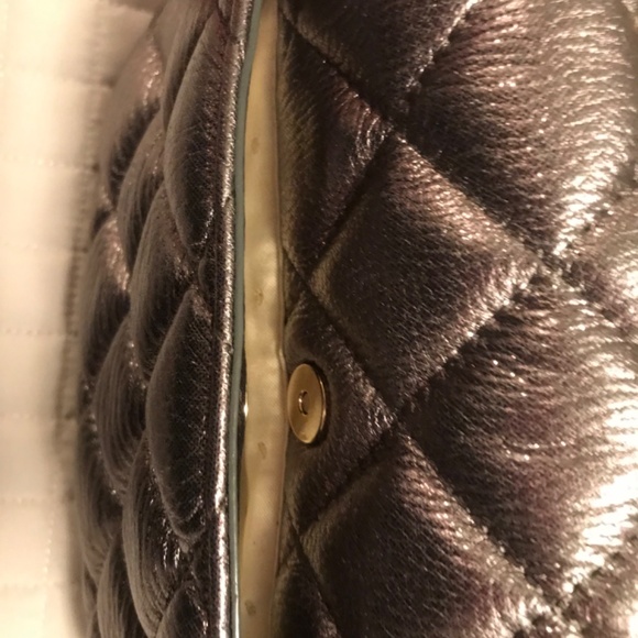 Kate Spade Quilted Metallic Gold Coast Christy Bag - Picture 5 of 5